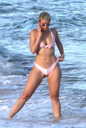 Julieanna Goddard in a Pink Bikini in Miami Beach