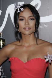 Karrueche Tran - Curve Fragrances for Men Holiday Party in NYC