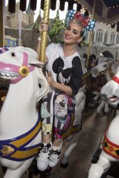 Katy Perry at the Magic Kingdom Park at Walt Disney in Florida