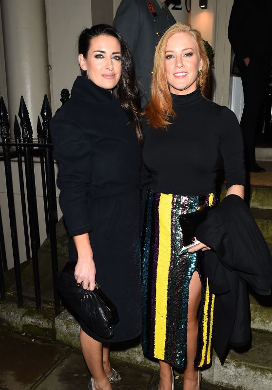 Kirsty Gallacher and Sarah-Jane Mee – Lavish Christmas Party in London