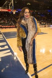 Lala Anthony at Madison Square Garden in NY