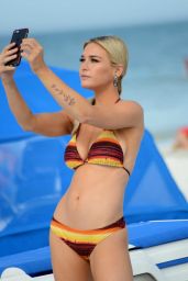 Lauren Hubbard Hot in Bikini in Miami Beach 12/20/2017