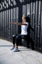 Lena Gercke - Call Me an Early Bird Photoshoot for Adidas 2017