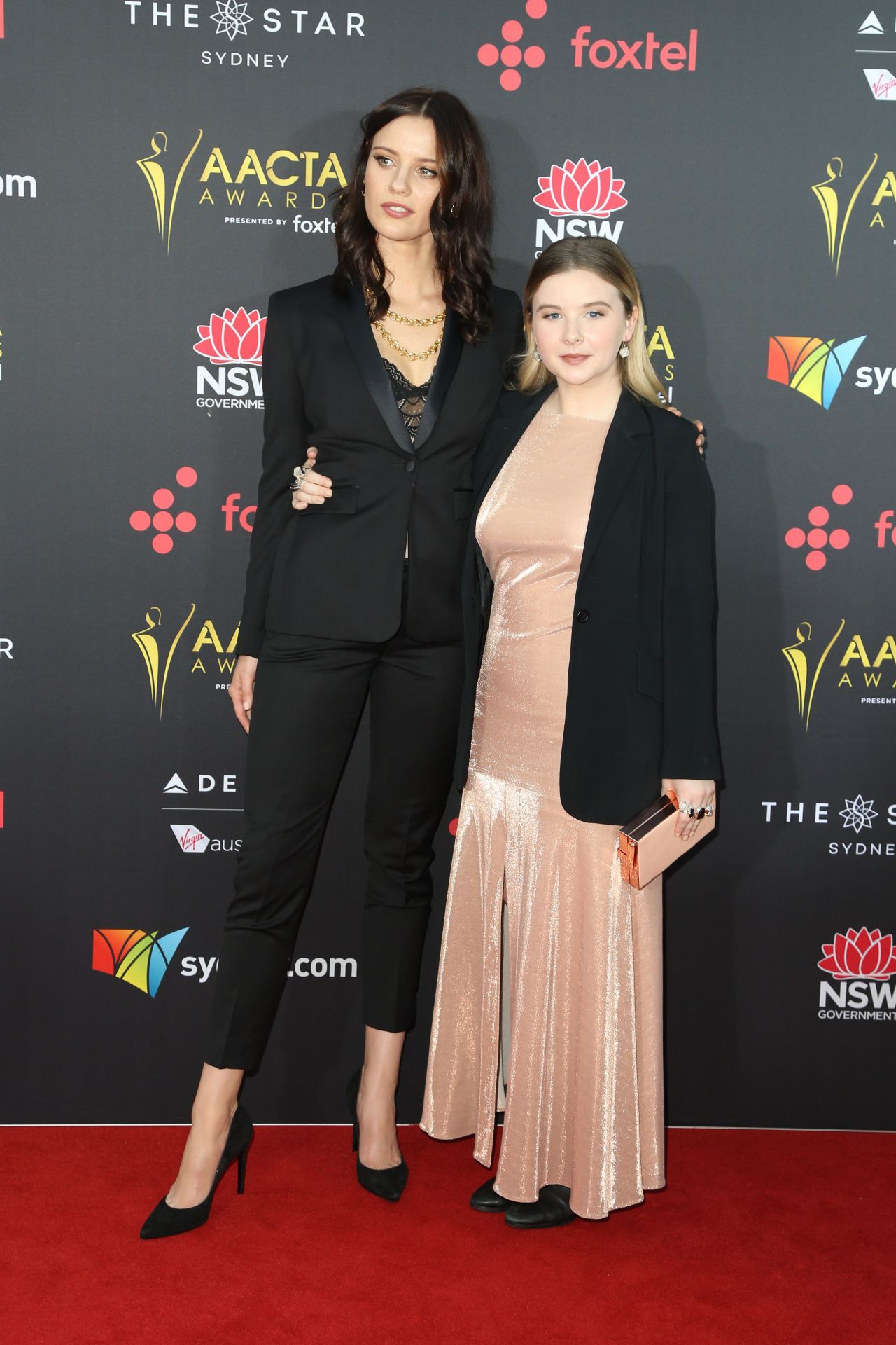 Lily Sullivan, Ruby Rees and Madeleine Madden – AACTA Awards 2017 Red