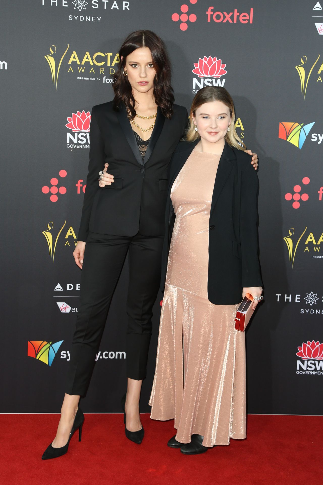 Lily Sullivan, Ruby Rees and Madeleine Madden – AACTA Awards 2017 Red