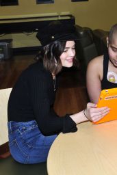 Lucy Hale at Children`s Hospital in Los Angeles 12/02/2017
