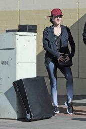 Lucy Hale Outside of Granville Restaurant in Studio City 12/25/2017