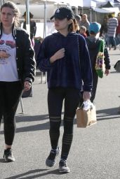 Lucy Hale - Shopping at the Farmer
