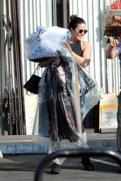 Mandy Moore - Picks Up Her Dry Cleaning in LA