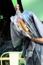 Mandy Moore - Picks Up Her Dry Cleaning in LA
