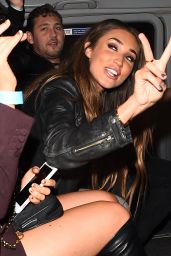 Megan McKenna Night Out - Leaving Scala in London