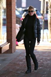 Melanie Griffith Shopping in Aspen