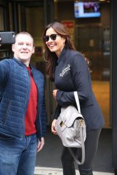 Melanie Sykes - Arriving for Radio 2 New Years Eve Special in London