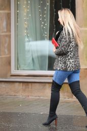 Michaella McCollum in Casual Outfit at Monet Hair Salon in Belfast