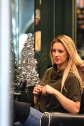 Michaella McCollum in Casual Outfit at Monet Hair Salon in Belfast