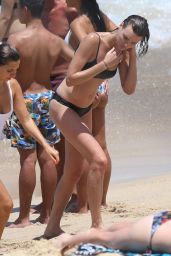 Montana Cox in Bikini at Tamarama Beach in Sydney