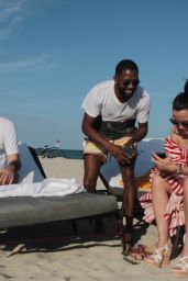 Natalya Alberto in Bikini - "Cool Living" Brand Photoshoot on the Beach in Miami Beach 12/09/2017