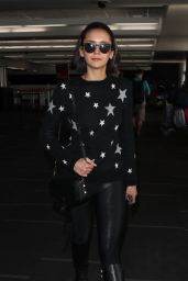 Nina Dobrev at LAX Airport in LA 12/06/2017