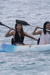 Olivia Munn in a Kayak - Vacation in Hawaii 12/11/2017