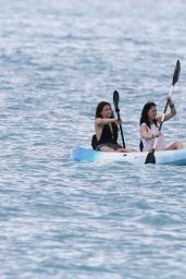 Olivia Munn in a Kayak - Vacation in Hawaii 12/11/2017