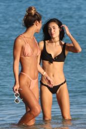 Olivia Pascale and Erika Wheaton in a Tiny Bikinis in Miami Beach 12/12/2017
