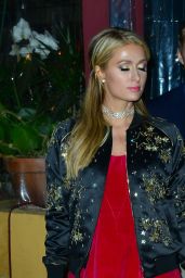 Paris Hilton - Christmas Dinner at Il Piccolino in Beverly Hills