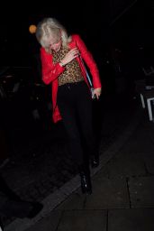 Pixie Lott Night Out With Her Fiance Oliver Cheshire in London