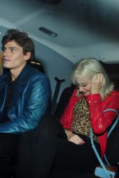 Pixie Lott Night Out With Her Fiance Oliver Cheshire in London