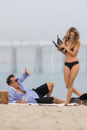Rachel McCord in Bikini on Beach in Malibu