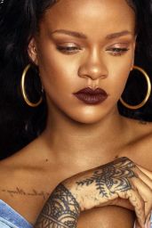 Rihanna - Fenty Cosmetics New Lipstick Line Mattemoiselle Photoshoot