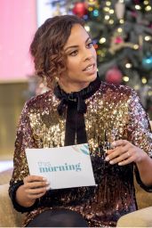 Rochelle Humes - This Morning TV Show in London 12/21/2017