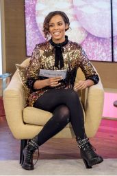 Rochelle Humes - This Morning TV Show in London 12/21/2017