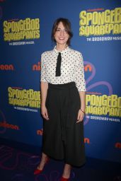 Sara Bareilles - Spongebob Squarepants Opening Night in New York