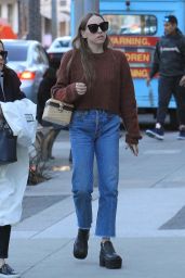 Sarah Sutherland Christmas shopping in Beverly Hills