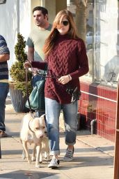 Selma Blair - Walking Her Dogs in Studio City 12/16/2017