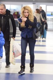 Shakira at JFK Airport in NYC