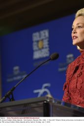 Sharon Stone - Golden Globe Awards 2017 Nomination Announcement in LA