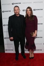 Sibi Blazic and Christian Bale - "Hostiles" Screening in NYC