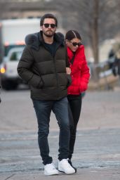 Sofia Richie Romantic Stroll With Scott Disick in Aspen