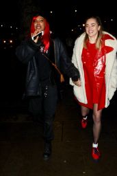 Suki Waterhouse at #FreePeriods Protest in London