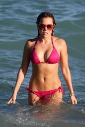 Sylvie Meis Hot in a Pink Bikini in Miami
