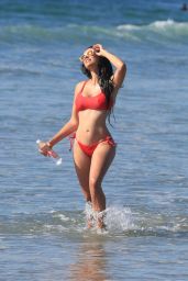Tania Marie in a Skimpy Bikini - 138 Water Photoshoot in Venice Beach