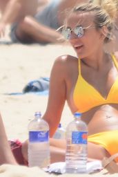 Tiffany Watson and Frankie Graff in Bikinis at Bondi Beach