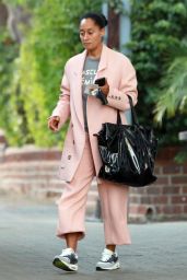 Tracee Ellis Ross - Leaves a Business Meeting in Beverly Hills