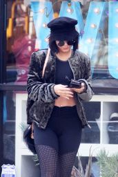Vanessa Hudgens Street Style - Hits the Gym in Los Angeles