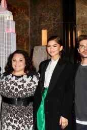 Zendaya and Zac Efron at The Empire State Building in NYC
