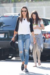 Alessandra Ambrosio Casual Style - Out in Brentwood 01/18/2018