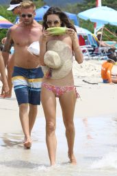 Alessandra Ambrosio in Bikini on The Beach in Florianopolis