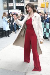 Alexandra Daddario - Outside BUILD Series in NYC 1/29/2018