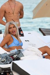 Anastasia Karanikolaou in Bikini at the Beach in Miami